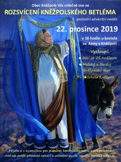 Rozsvícení kněžpolského betléma 22.12.2019