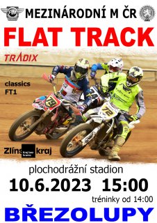FLAT TRACK  - Americká  plochá dráha  v Březolupech
