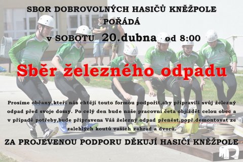 Sběr železného odpadu - SDH Kněžpole
